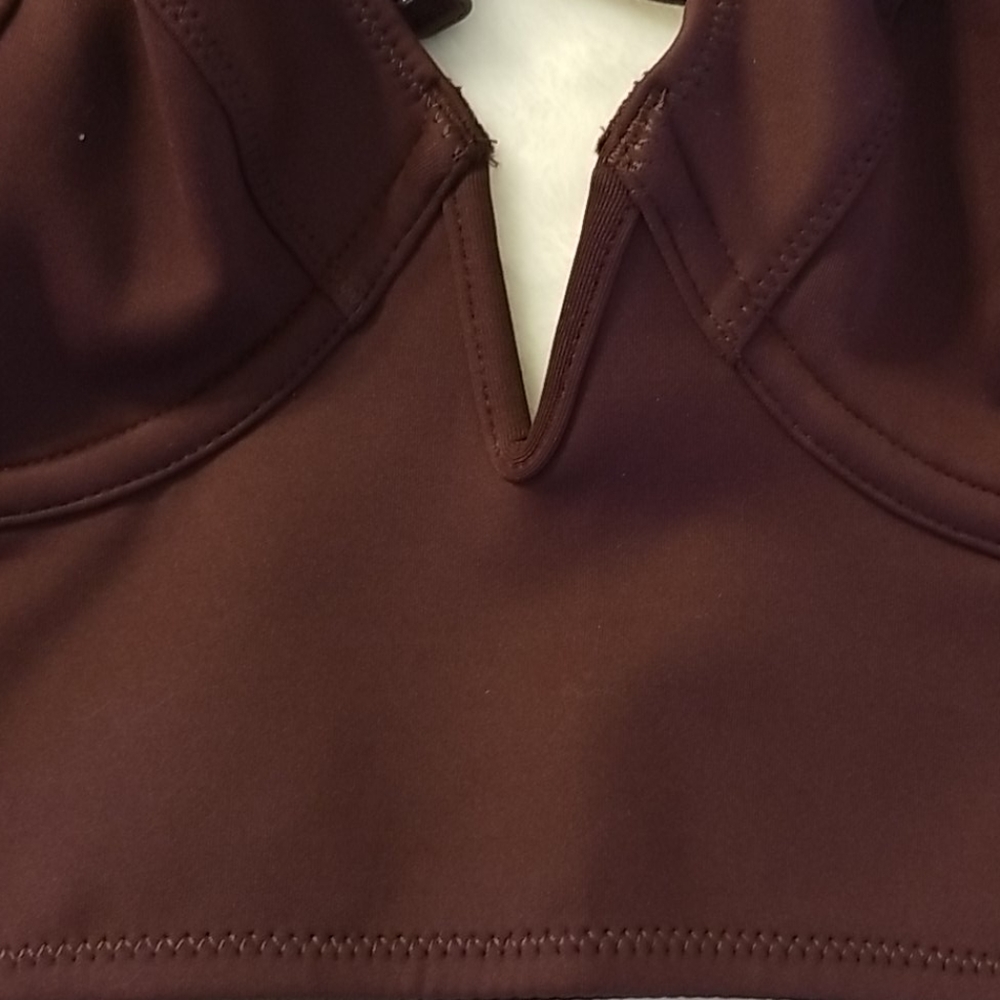 Free People Brianna Longline Underwire Neo Maroon Bra - Picture 10 of 16